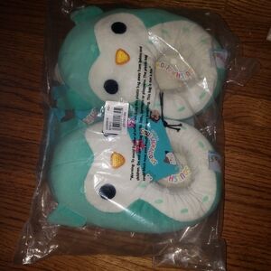 Brand New Squishmallows Winston The Owl Plush Slippers Sz S 13-1 NWT